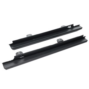 Jeep Wrangler JK Rock Sliders - Rugged Ridge - XHD - Satin Black - `07-`18